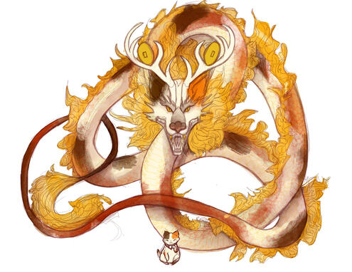 Maneki Dragon